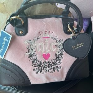 Juicy couture heritage satchel in pink and brown BNWT